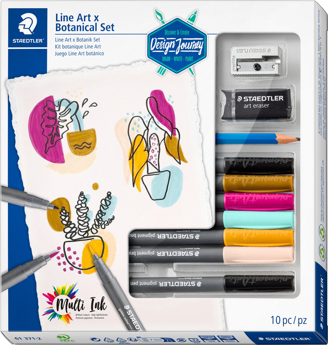 Staedtler MIXED SÆT LET 10ST/ASS  100% PEFC