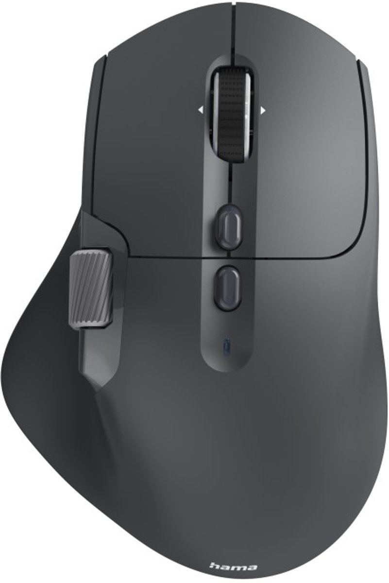 Hama WM-900 Souris sans fil optique noir 10 Boutons 3200 dpi rechargeable