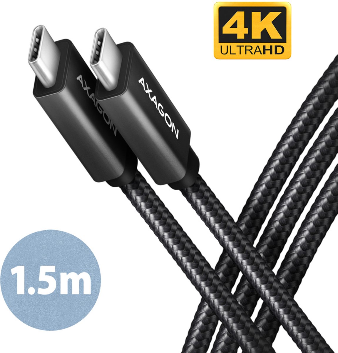 AXAGON BUCM32-CM15AB - USB-C-kabel - 24 pin USB-C til 24 pin USB-C