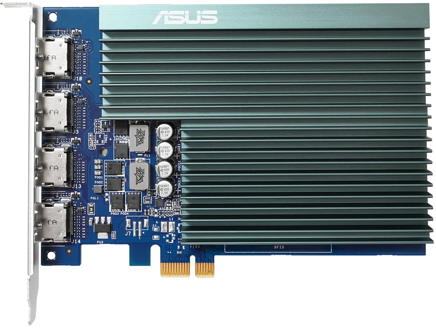 Asus Carte graphique Nvidia GeForce GT730 2 GB RAM GDDR5 PCIe x1 HDMI™ refroidissement passif