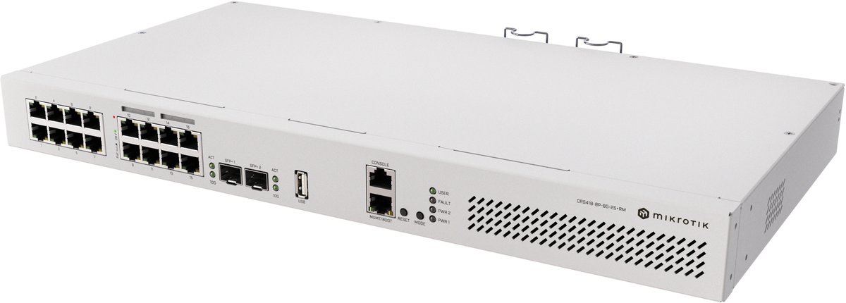 MikroTik Cloud Router Switch CRS418-8P-8G-2S+RM