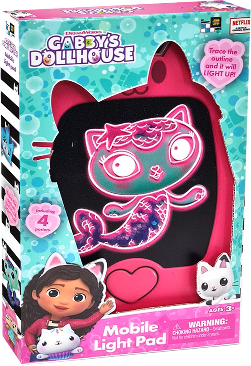 Original Glow Pad Gabby's Dollhouse Mobile Light Pad