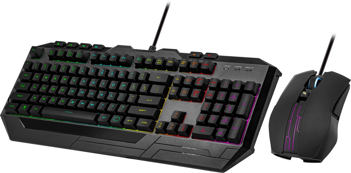 Cooler Master Devastator 3 RGB - keyboar - Tastatur & Mus sæt - Tysk - Sort