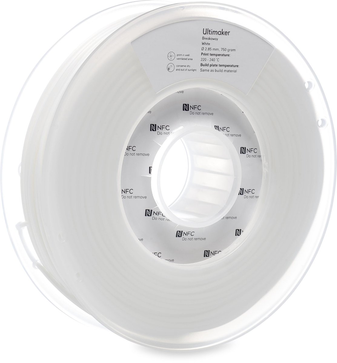 UltiMaker XP7102-1A1024 Breakaway Filament 2.85 mm 750 g blanc 1 pc(s)