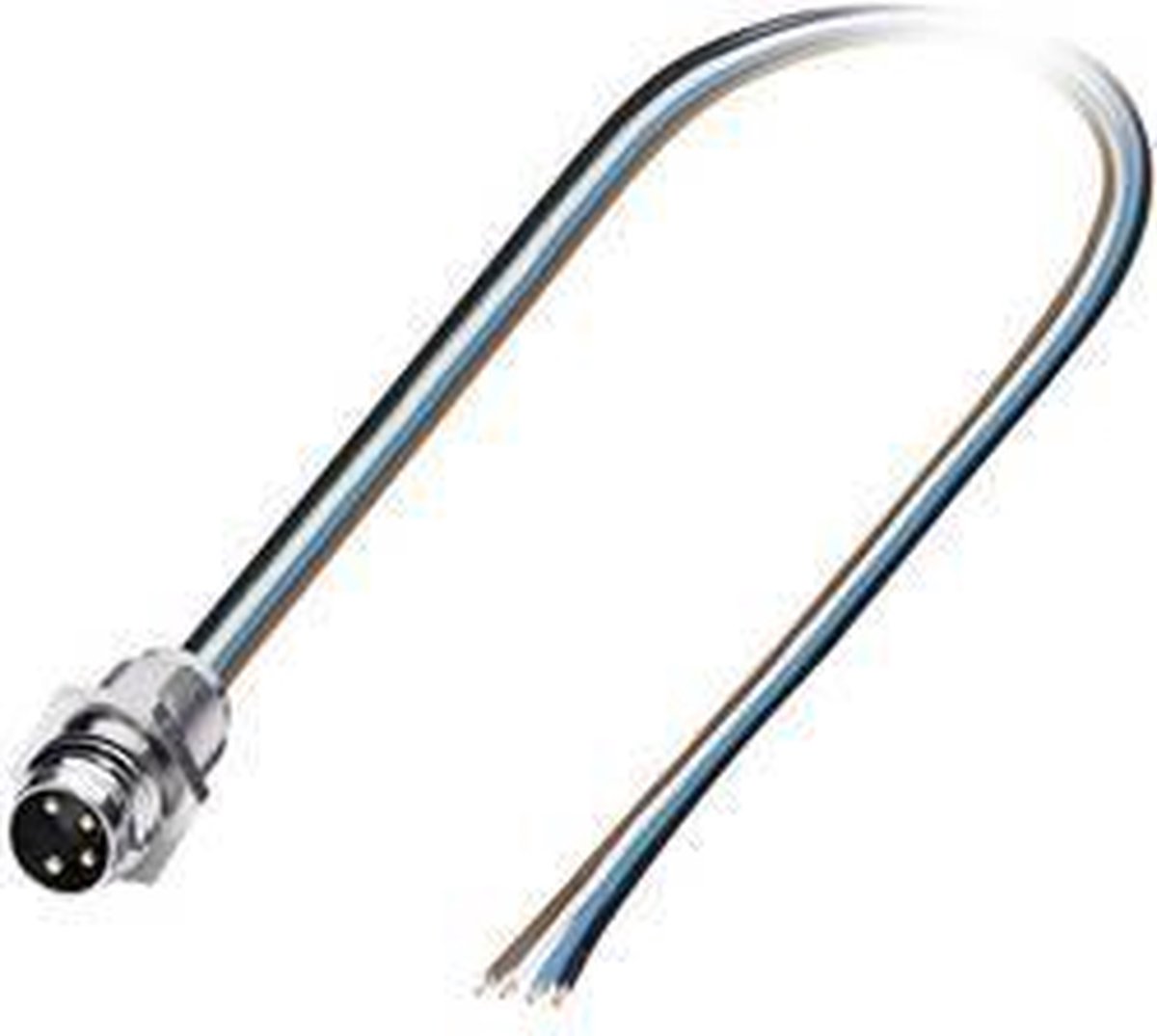 Embase mâle M12 pour capteurs/actionneurs Phoenix Contact SACC-E-M12MS-8CON-PG9/0,5 1513774 Contenu: 1 pc(s)