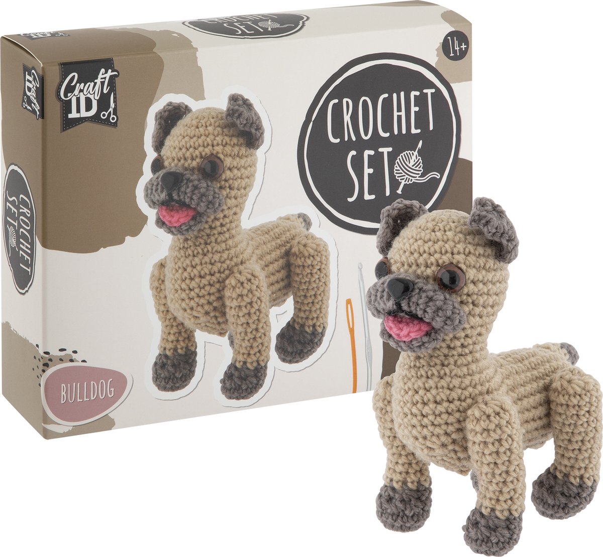 Creative Craft Group CROCHET KIT Hæklesæt BULLDOG