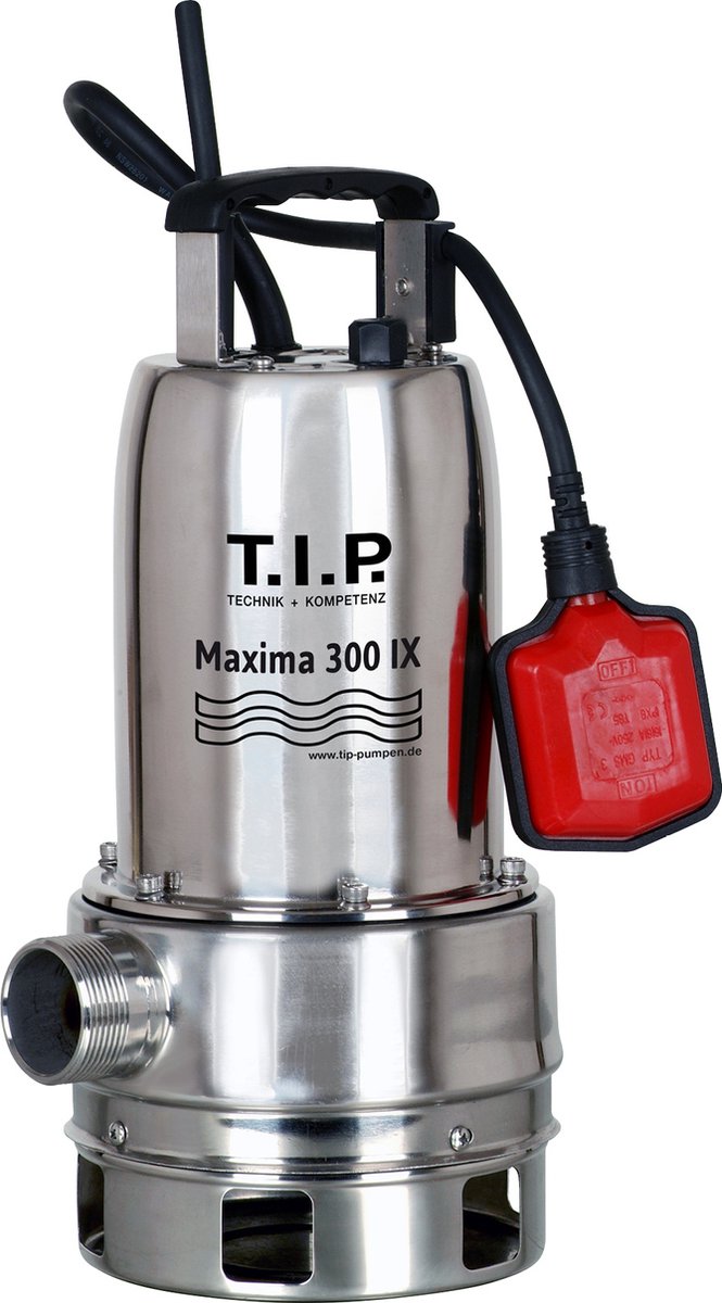 T.I.P. - Technische Industrie Produkte 30116 Maxima 300 IX Pompe submersible pour eaux chargées 18000 l/h 8 m