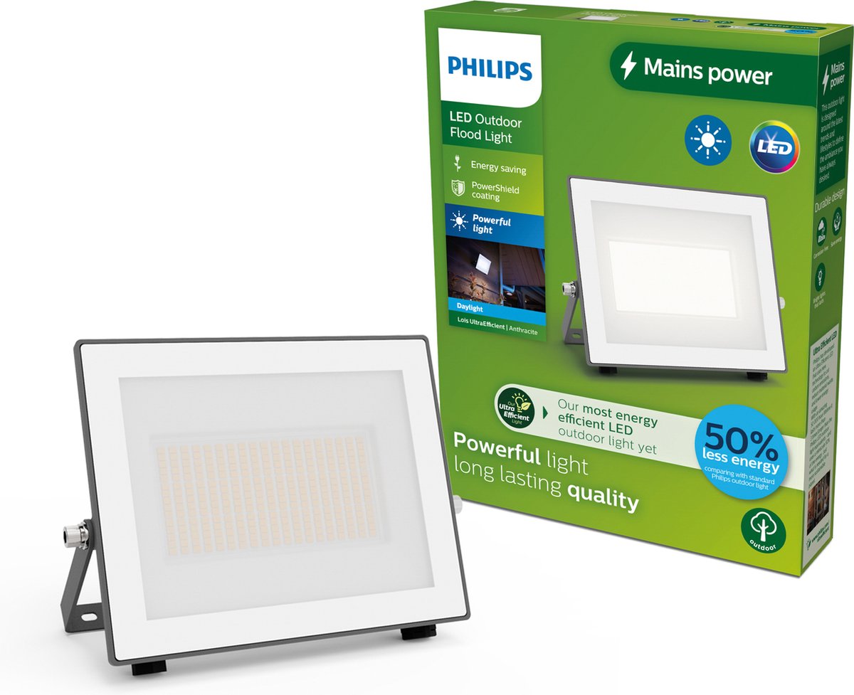 Philips LED Lois 929004643101 Projecteur LED extérieur 24 W Couleur déclairage (ampoule LED): blanc froid