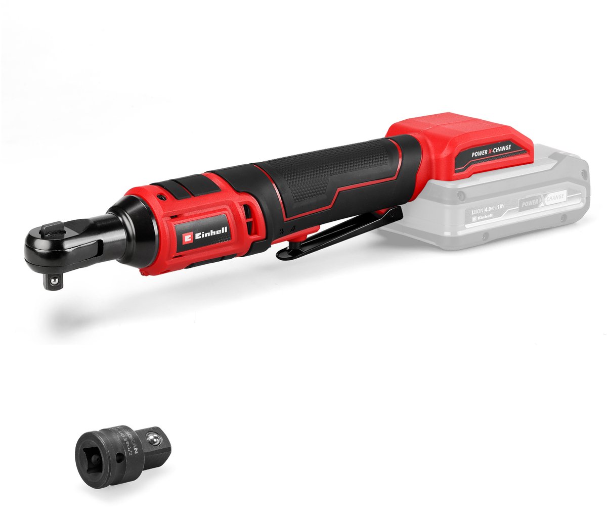 Visseuse à cliquet sans fil Einhell TE-RW 18/60 Li-Solo 4514320 18 V sans chargeur, sans batterie