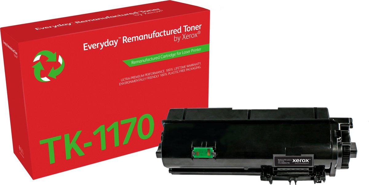 Xerox Everyday - black - compatible - remanufactured - toner cartridge (alternative for: Kyocera TK-1170) - return programme
