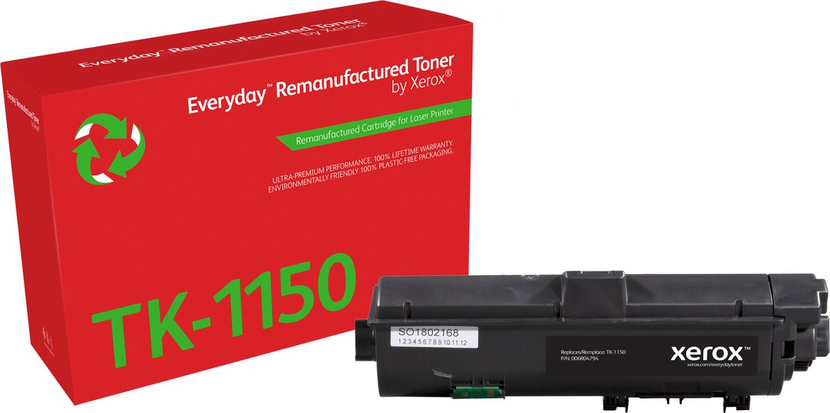 Xerox Everyday - black - compatible - remanufactured - toner cartridge (alternative for: Kyocera TK-1150) - return programme