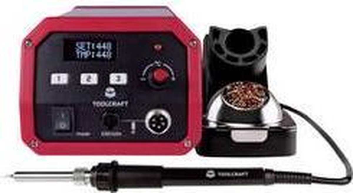 Station de soudage;TOOLCRAFT ST-100D numérique 100 W 150 - 450 °C avec panne à souder