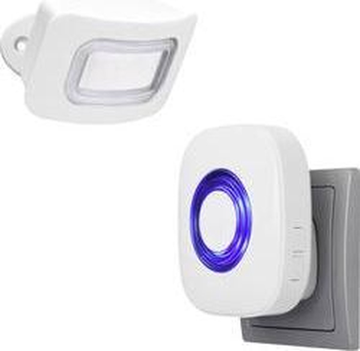 PENTATECH Détecteur de mouvement FD25 blanc jeu 82 dB 34112