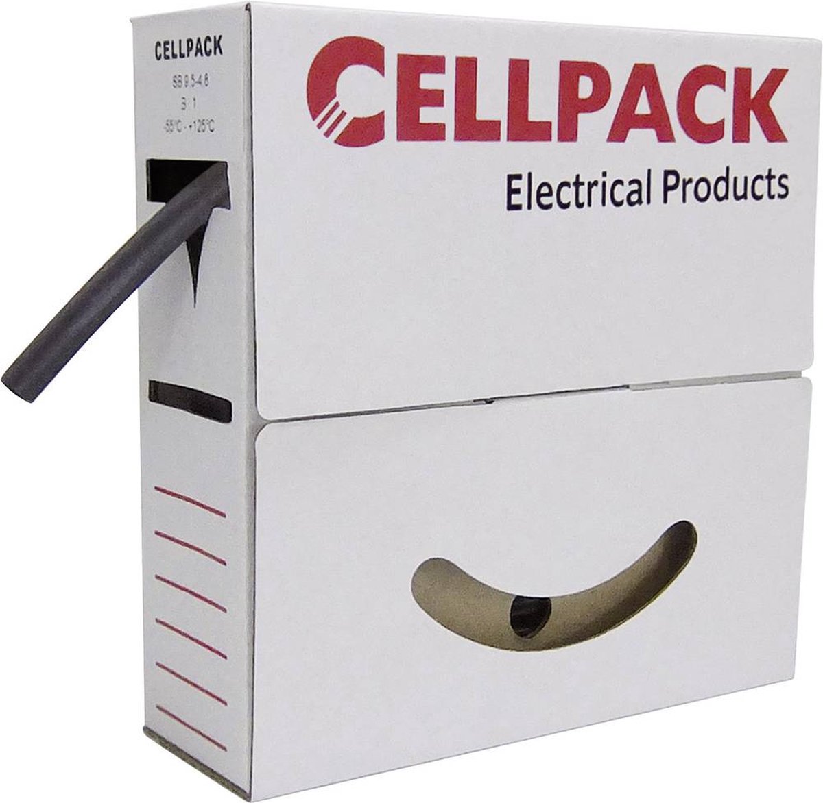 CellPack 127142 Gaine thermorétractable sans colle jaune 24 mm 8 mm Taux de retreint:3:1 4 m