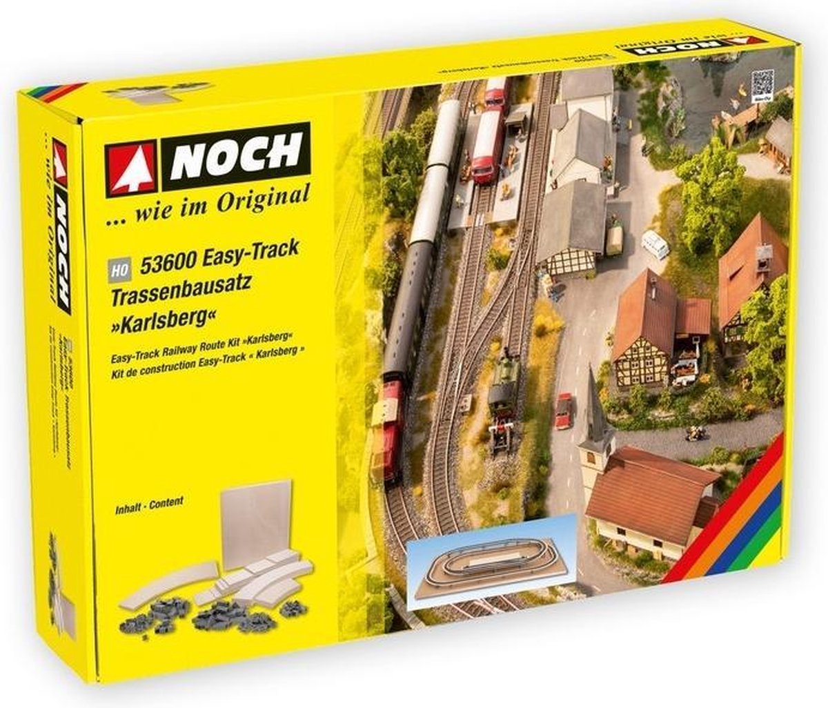 NOCH 0053600 H0 Kit de tracé Easy-Track (L x l x H) 1820 x 1135 x 110 mm