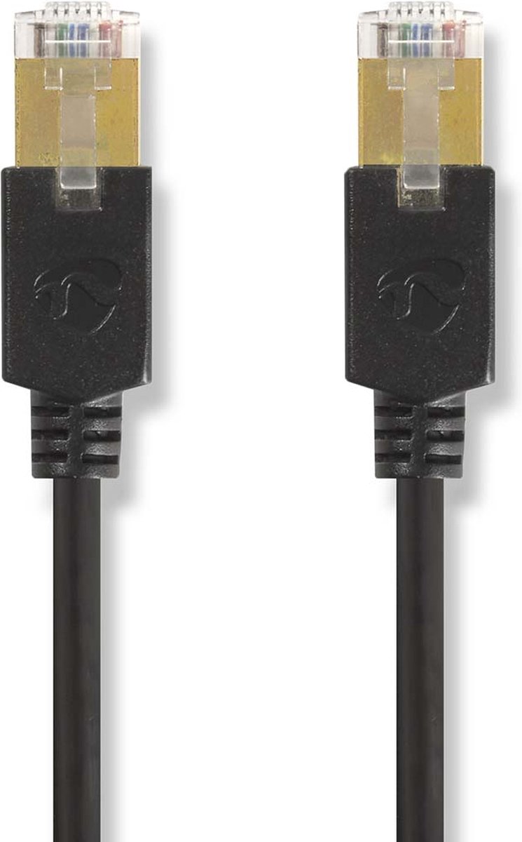 Nedis network cable - 15 m - anthracite - Sort - 15m