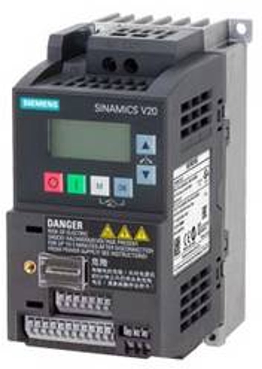 Siemens Convertisseur de base 6SL3210-5BB17-5BV1 0.75 kW monophasé 200 V, 240 V