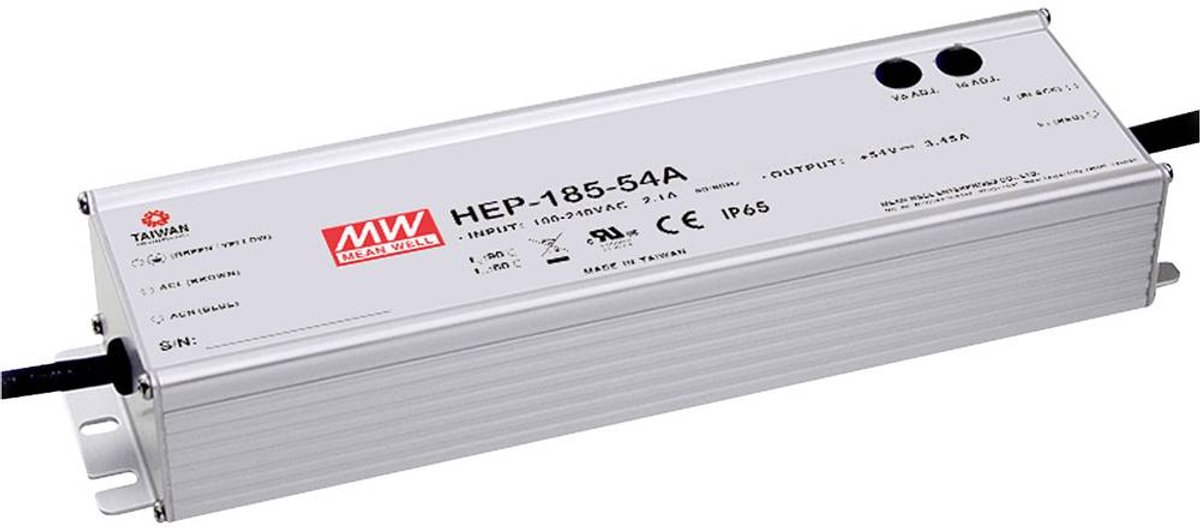 MEAN WELL HEP-185-24A Bloc dalimentation industriel 24 V/DC 7.8 A 185 W