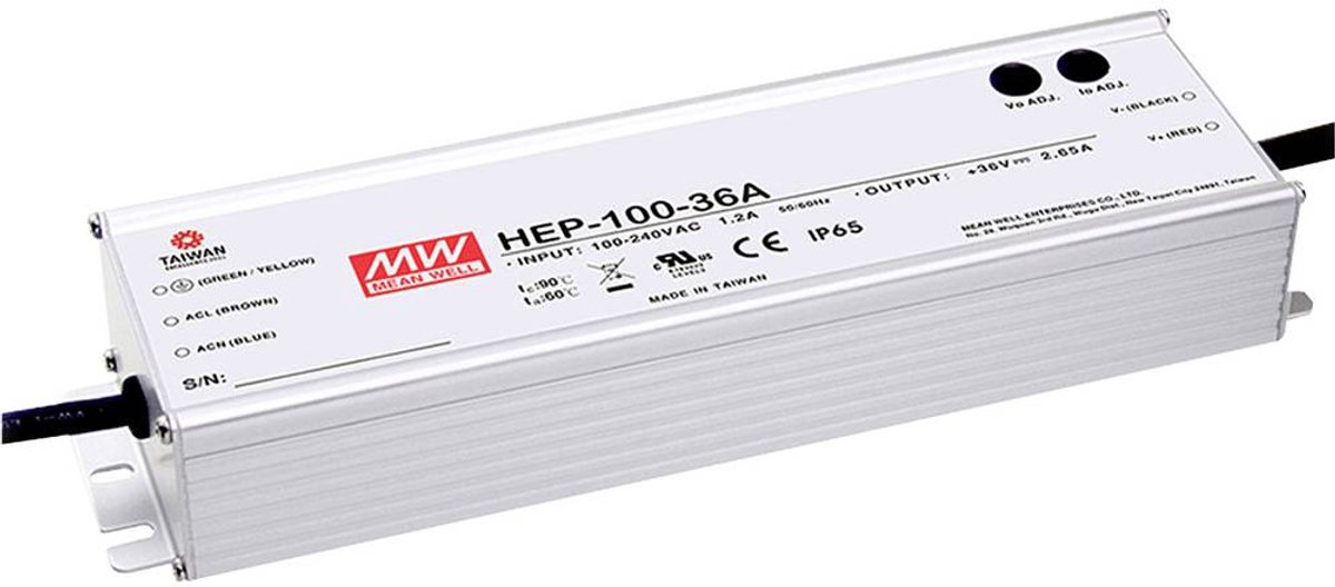 MEAN WELL HEP-100-12A Bloc dalimentation industriel 12 V/DC 8.34 A 100 W