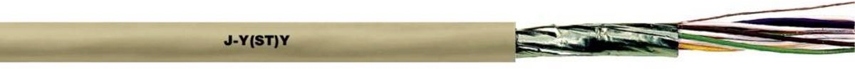 LAPP 1591501/100 Câble téléphone J-Y(ST)Y 2 x 2 x 0.8 mm + 2 x 2 x 0.8 mm gris 100 m