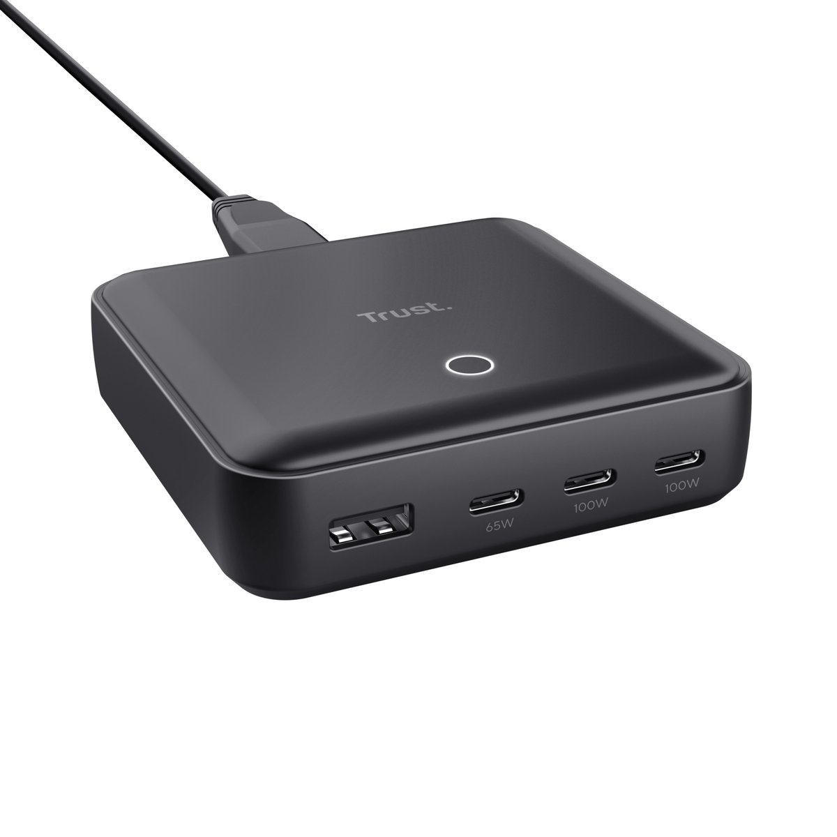 Trust Maxo 100W 4-port USB Desktop Charger - Black
