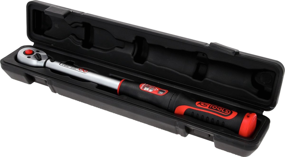 KS Tools 516.9022 Clé dynamométrique avec cliquet carré massif 10 mm (3/8) 10 - 50 Nm