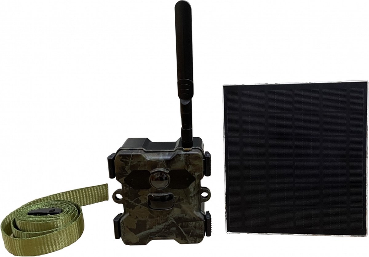 Caméra de chasse Technaxx TX-189 Transfert dimages 4G, LED sans lueur, enregistrement sonore vert-marron, vert-noir (fluorescent)