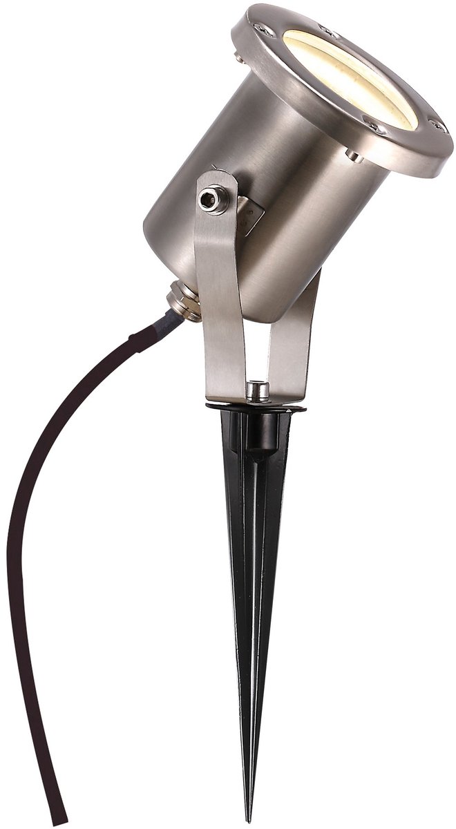 Nordlux 77029934 Taurus Projecteur à LED de jardin LED GU10 28 W acier inoxydable