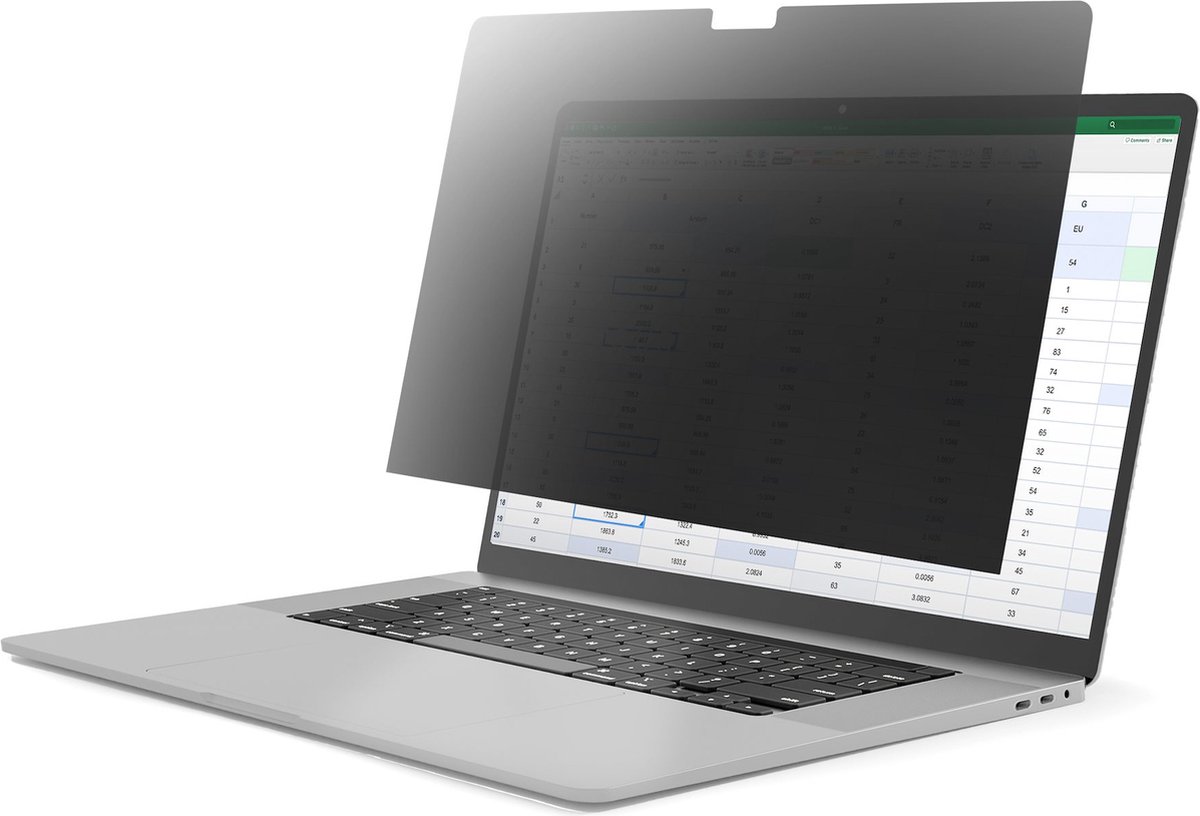 StarTech.com 16-inch MacBook Pro 21/23 Laptop Privacy Screen Anti-Glare Privacy Filter with 51% Blue Light Reduction Monitor Screen Protector