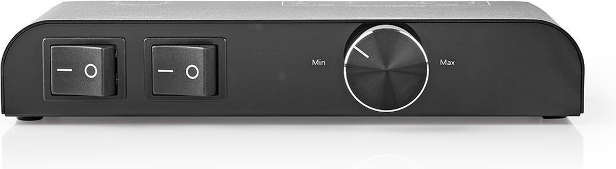 Nedis 2-Way Speaker Control Box - audio switch - 2 ports