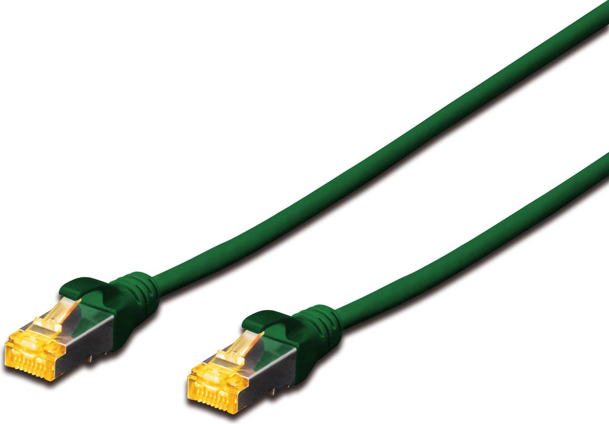 DIGITUS patch cable - 7 m - green - Grøn - 7m