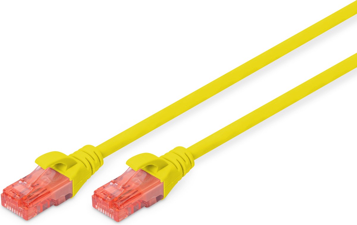 DIGITUS CAT 6 U-UTP Patch Cord - 3m - Gul - 3m