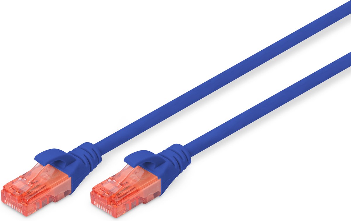 DIGITUS Professional patch cable - 5 m - blue - Blå - 5m