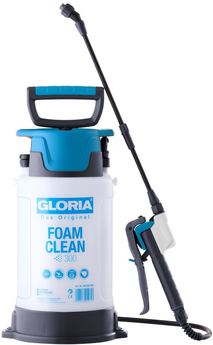 Gloria Haus und Garten 003430.0000 FOAMCLEAN 300 Pulvérisateur 3 l