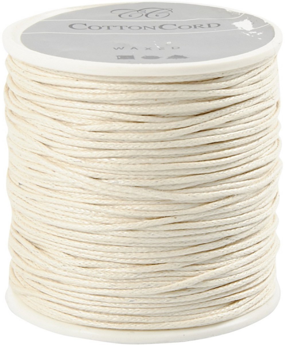 Creativ Company Cotton cord Off-white Thickness 1 mm 40m