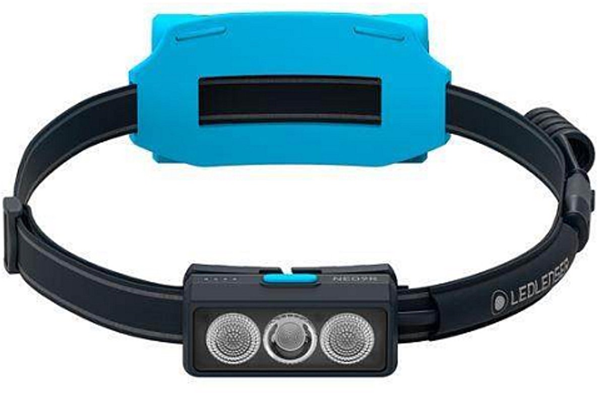 Ledlenser NEO9R pandelampe, 1200 lumen, Sort/blå