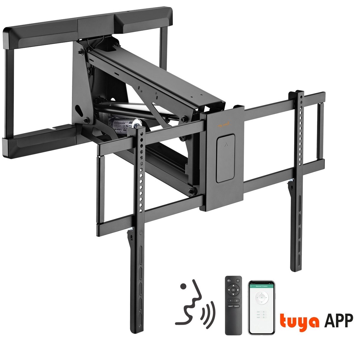 My Wall HP65AL Support mural TV 109,2 cm (43) - 228,6 cm (90) mobile, commande par application