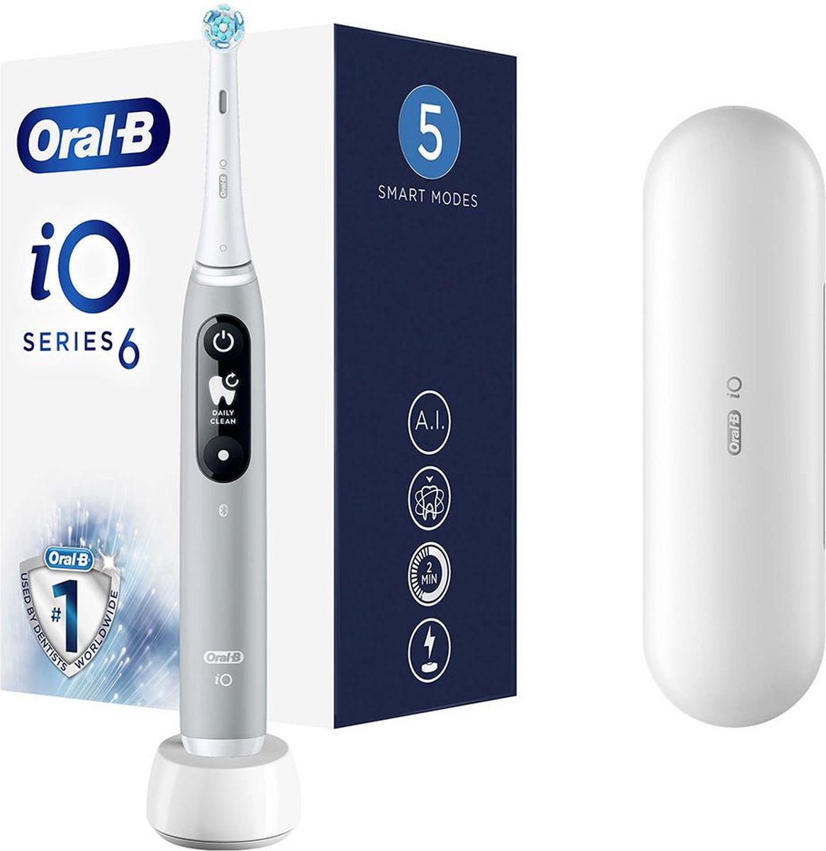 Oral-B iO Serie 6 377269 Brosse à dents électrique gris