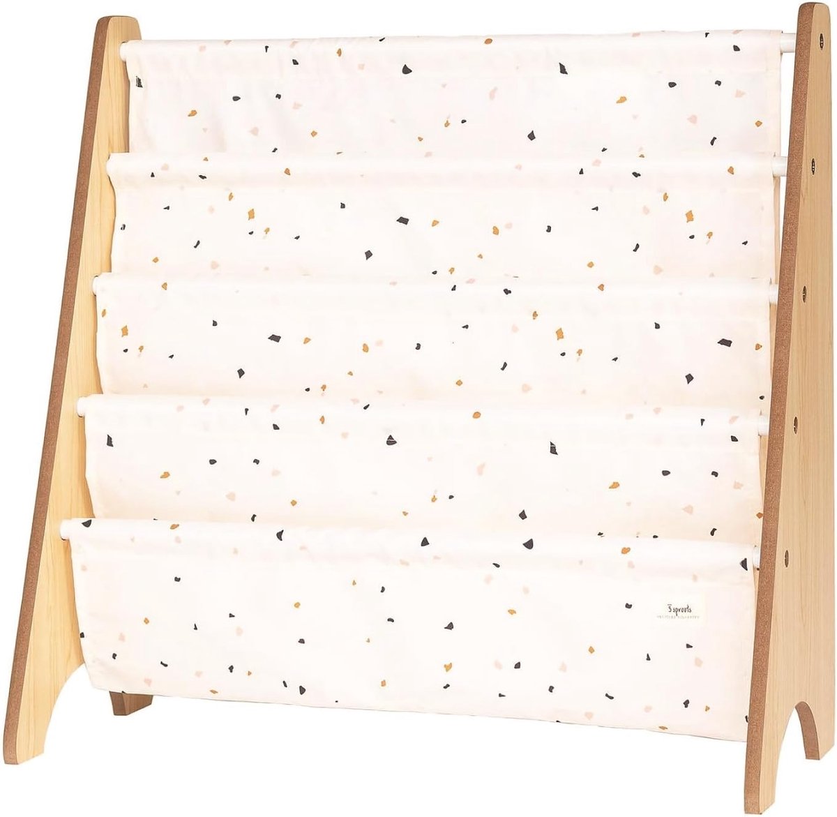3 Sprouts - Book Rack Terrazzo/Cream