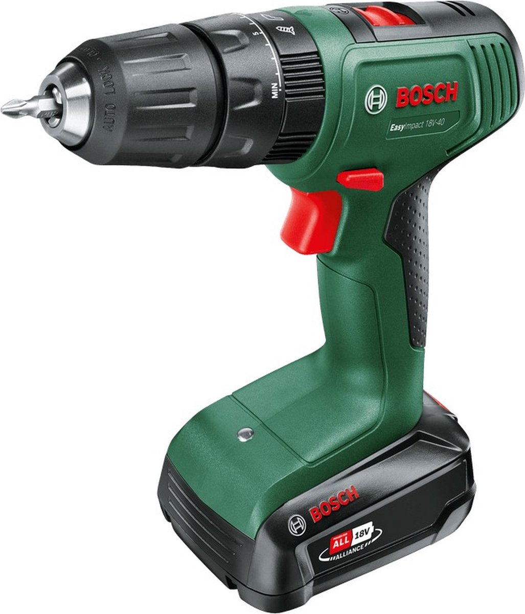 Bosch Easy Impact 18V-40 Cordless Combi Drill w/battery and charger