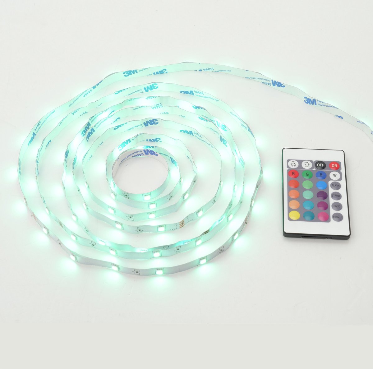 EGLO STRIPE-E RGB 5M 12,5W m/fjernbetjeninng
