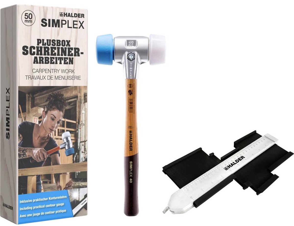 Halder SIMPLEX-Plusbox 3117s004 Marteau à métal 500 g 145 mm 1 pc(s)