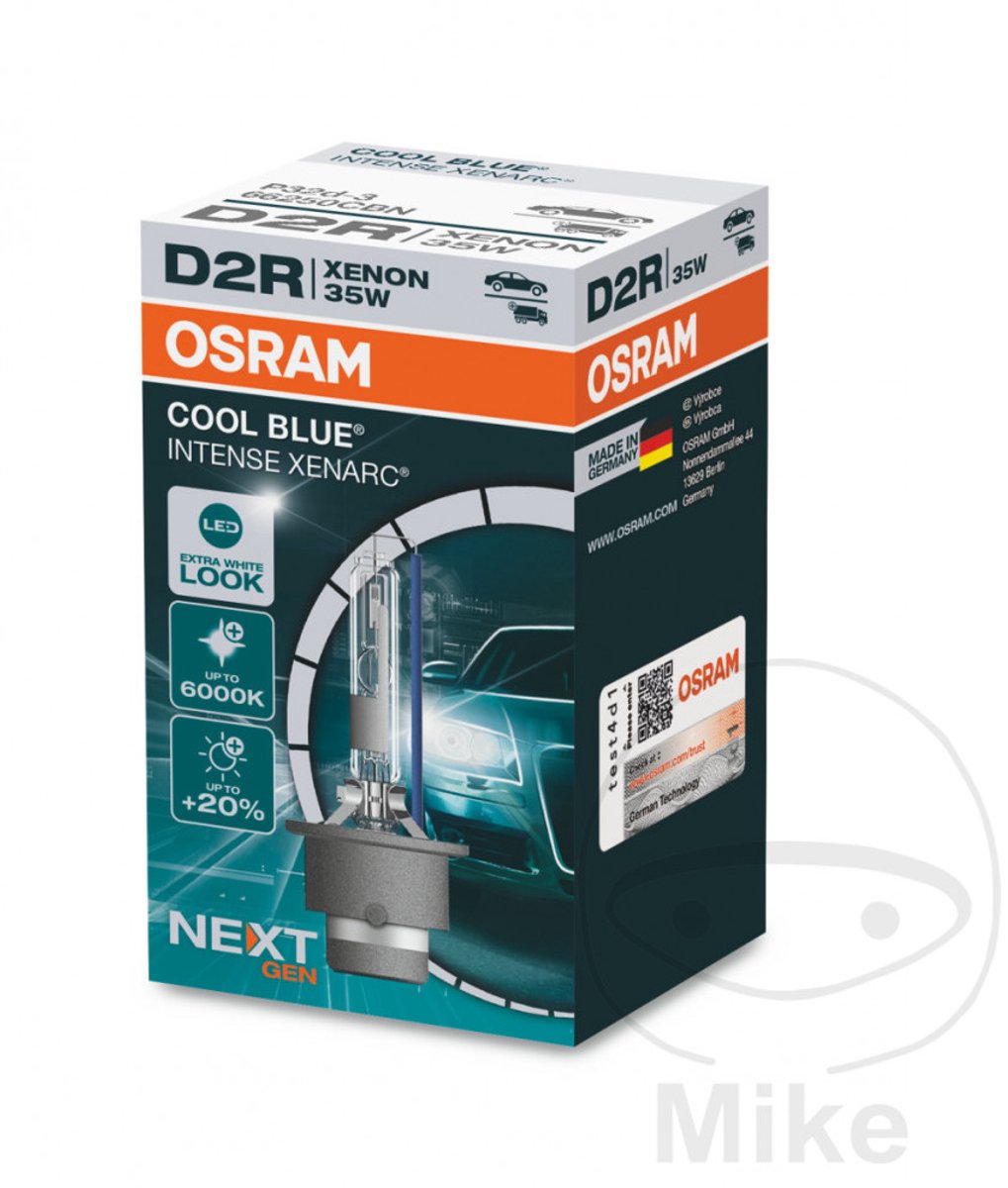 Osram Automotive 66250CBN Ampoule xénon Xenarc Cool Blue D2R 35 W 85 V