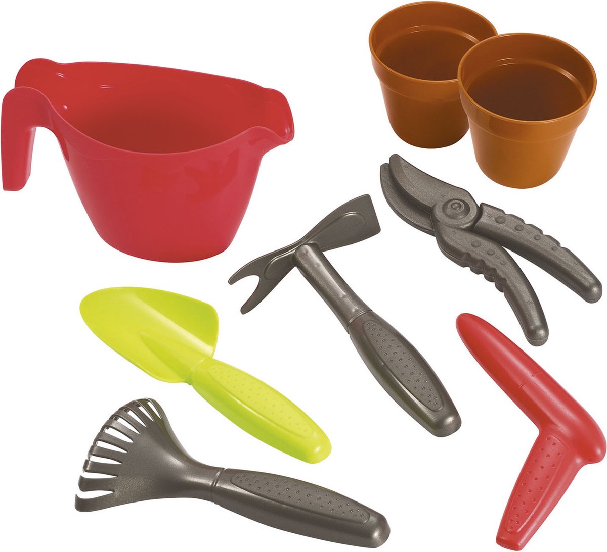 Ecoiffier Trolley with Garden Tools