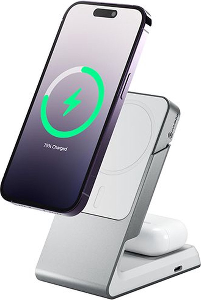 ALOGIC Matrix wireless charging stand - 2-in-1 - magnetic - 15 Watt
