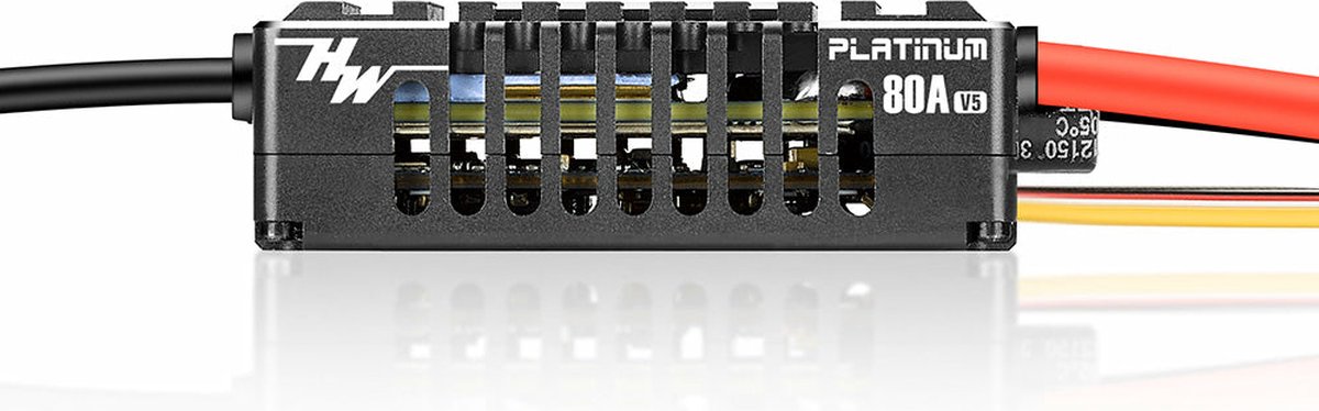 Hobbywing Platinum Pro 80A V5 Régulateur brushless pour avion Charge admissible (max.): 120 A