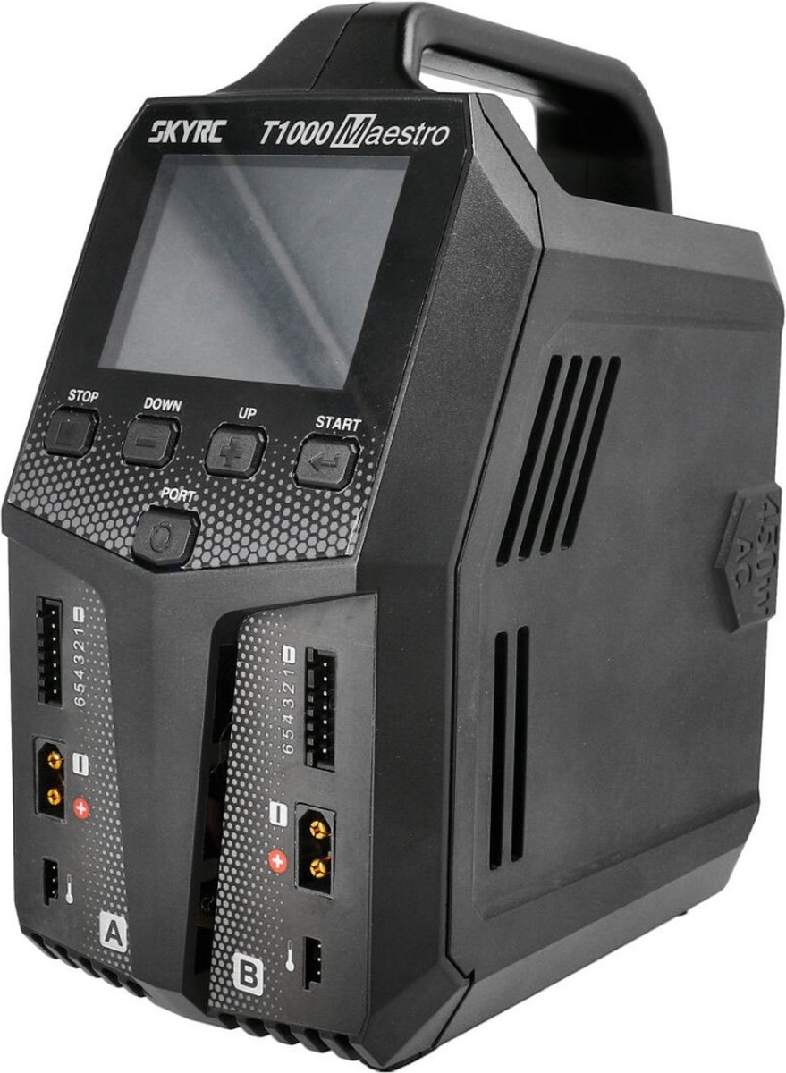 SKYRC T1000 AC/DC Chargeur de modélisme 20 A plomb, LiFePO, LiHV, Li-ion, Li-polymère, NiCd, NiMH