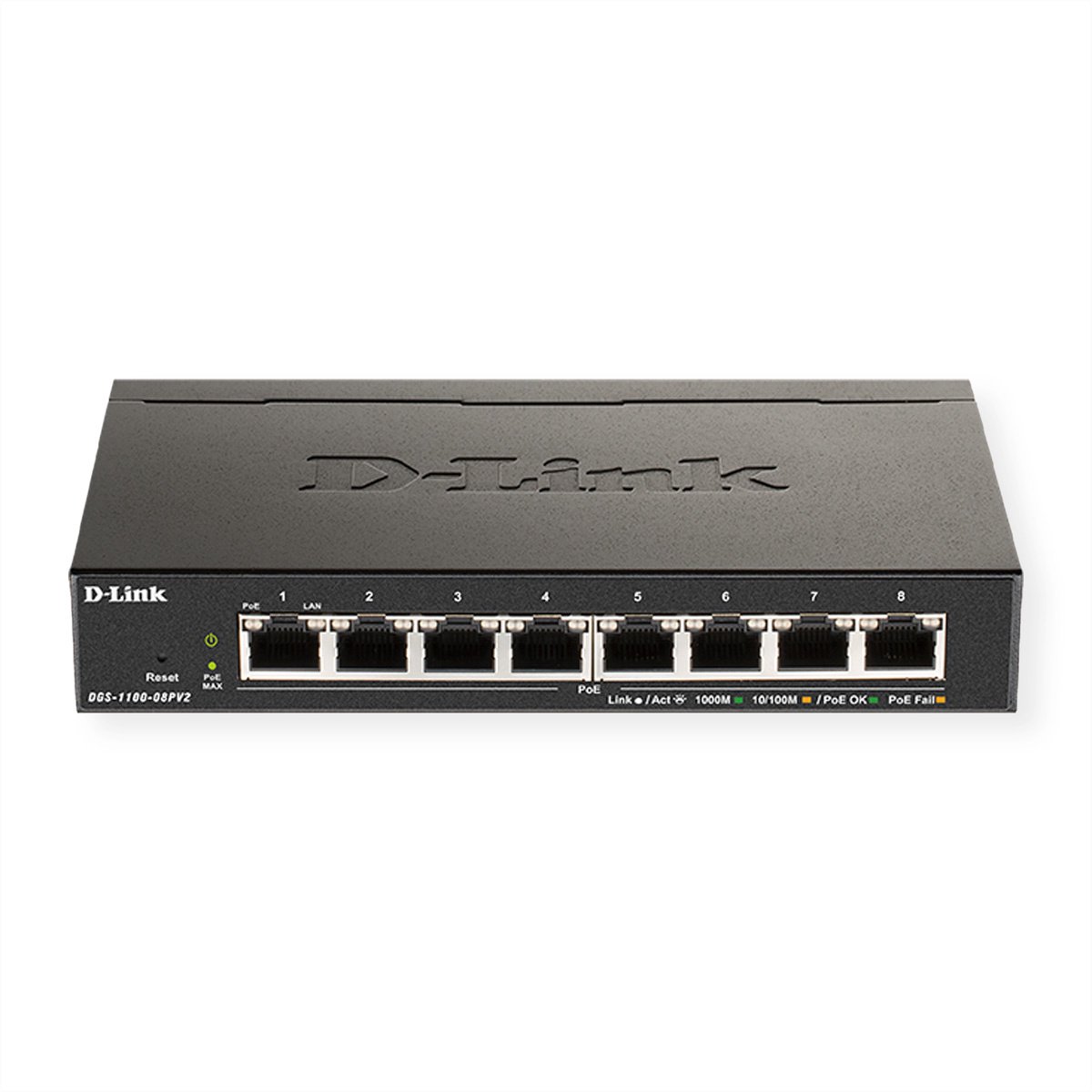D-Link DGS-1100-08PV2/E DGS-1100-08PV2/E Switch réseau RJ45 8 ports 16 GBit/s fonction PoE