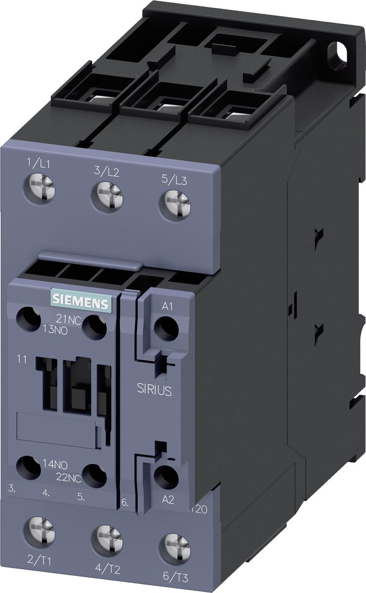 Contacteur de puissance Siemens 3RT2036-1KB40 3 NO (T) 1 pc(s)