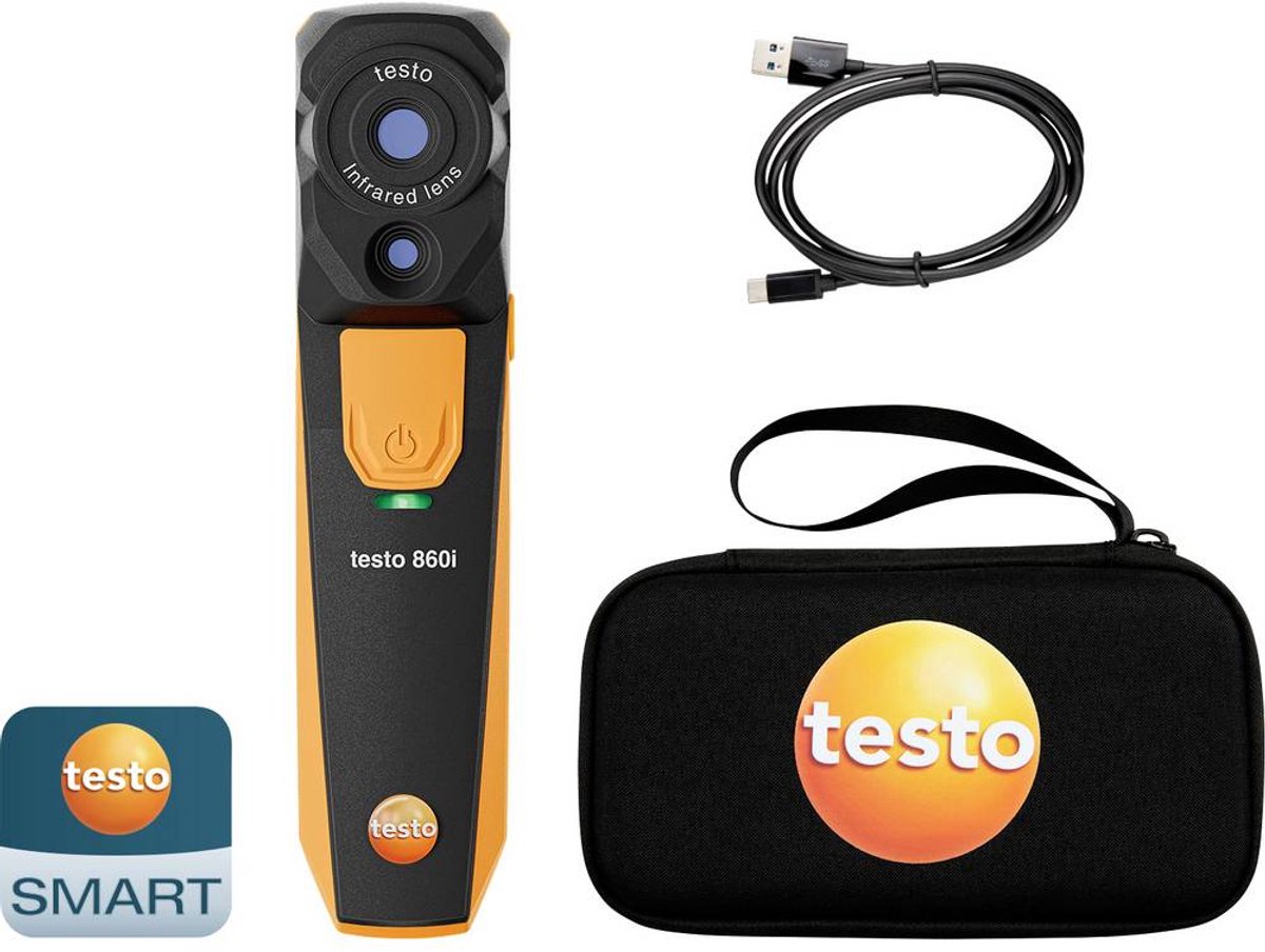 Caméra thermique testo 860i Set -20 à 350 °C 256 x 192 Pixel 9 Hz WiFi